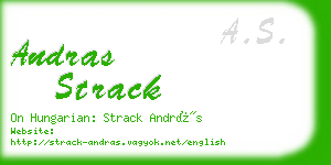 andras strack business card